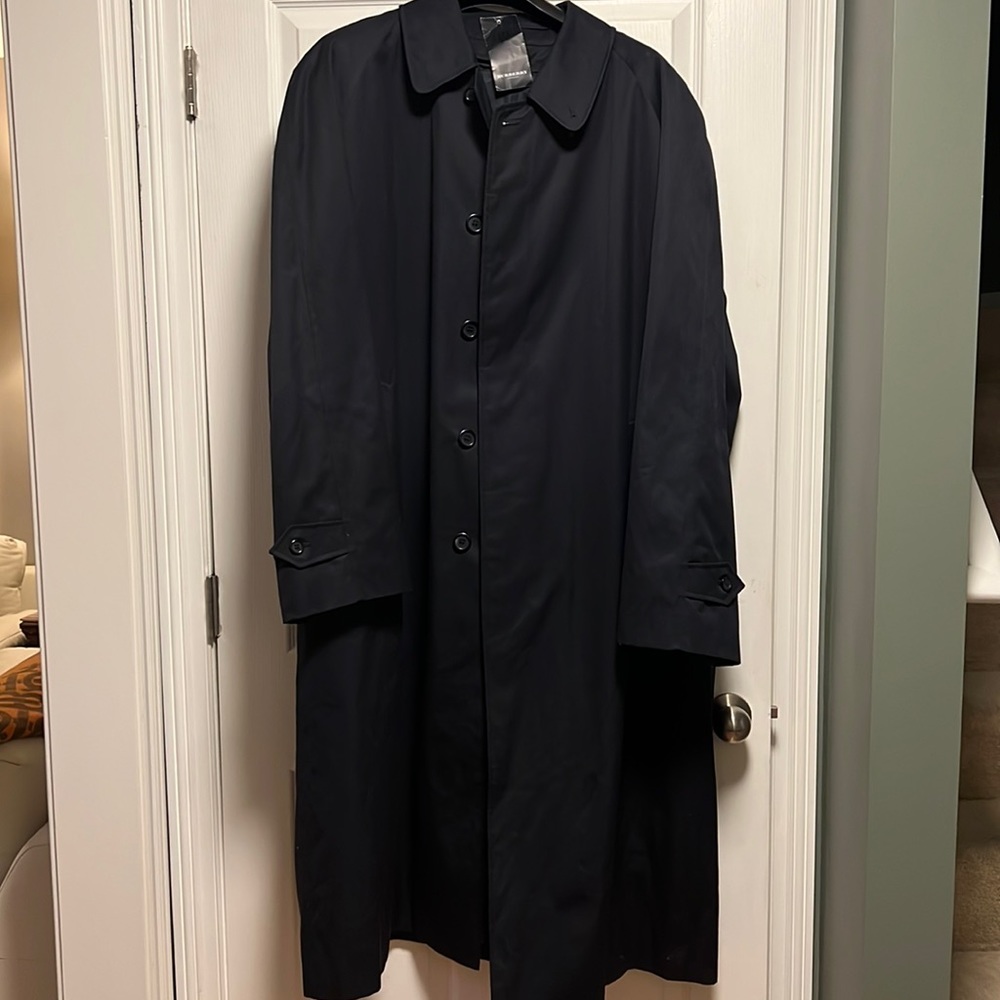 Burberry London Long Navy Trench New